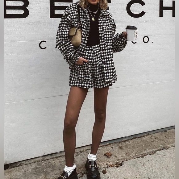 STORETS Houndstooth shorts - Picture 3 of 7